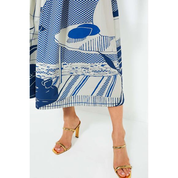 CAROLINA K. Playa Print Maia Dress NWT M Tuckernuck $525 Retail - Picture 5 of 6